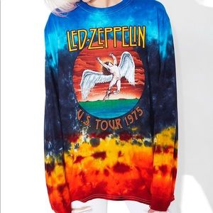 Led Zeppelin Tye Dye Long Sleeve